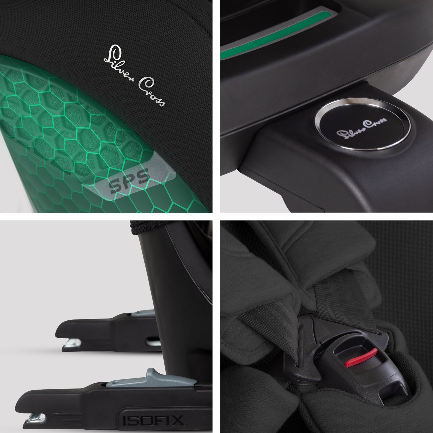 Motion 3 All Size 360 Rotating Car Seat Iconic Black