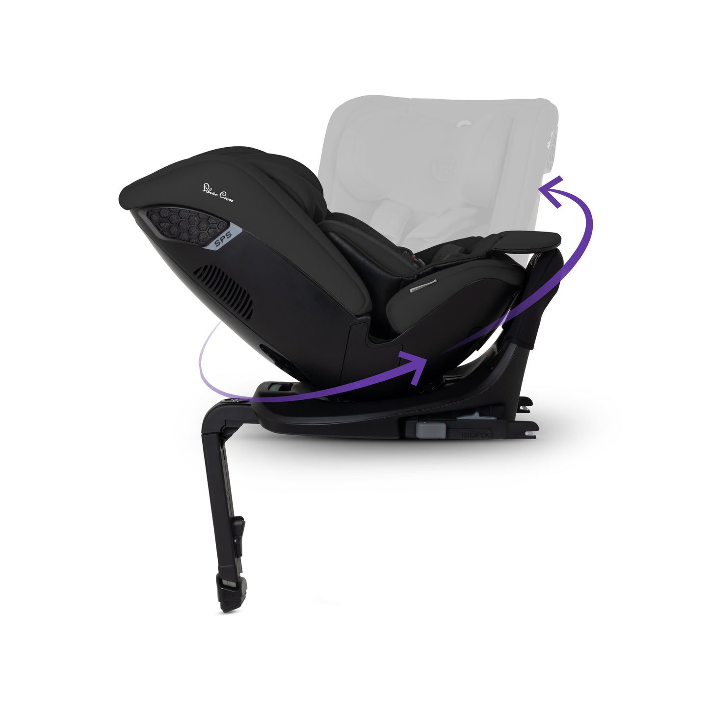Motion 3 All Size 360 Rotating Car Seat Iconic Black