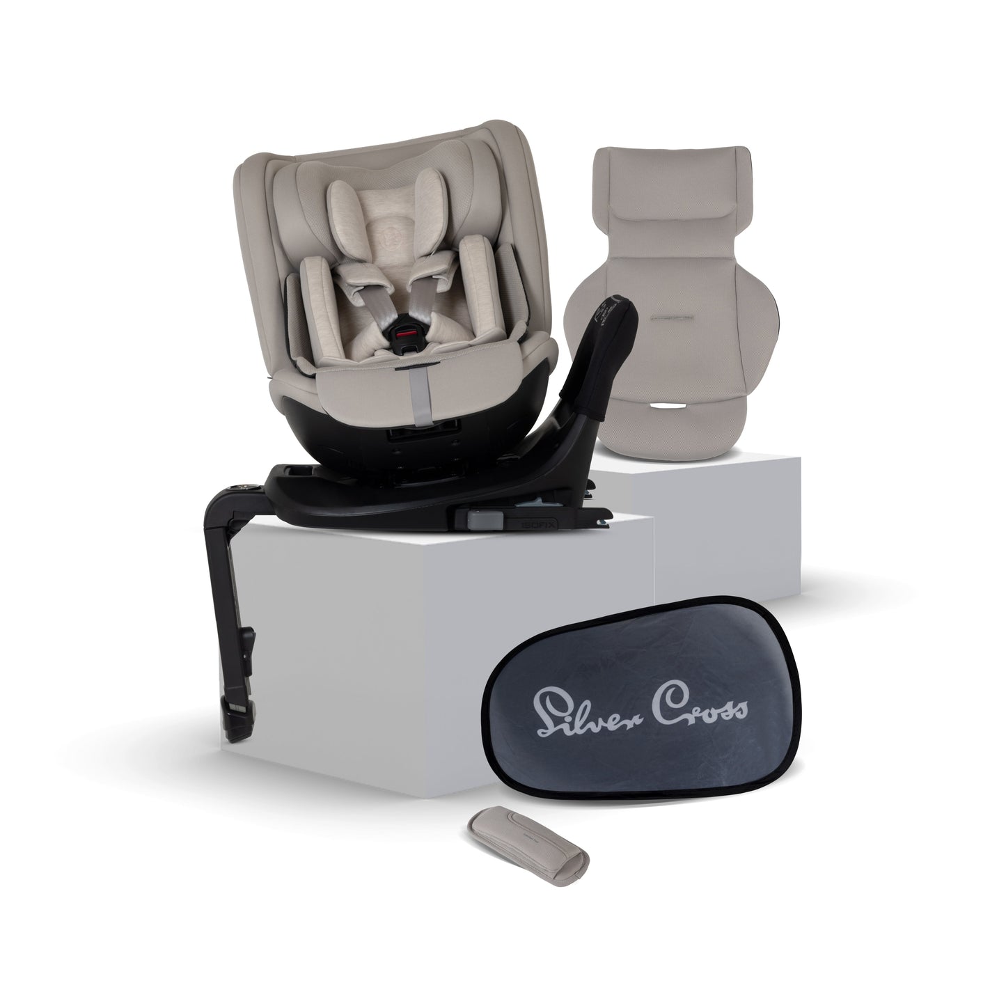 Motion 3 All Size 360 Rotating Car Seat Natural Taupe - EXAMPLE