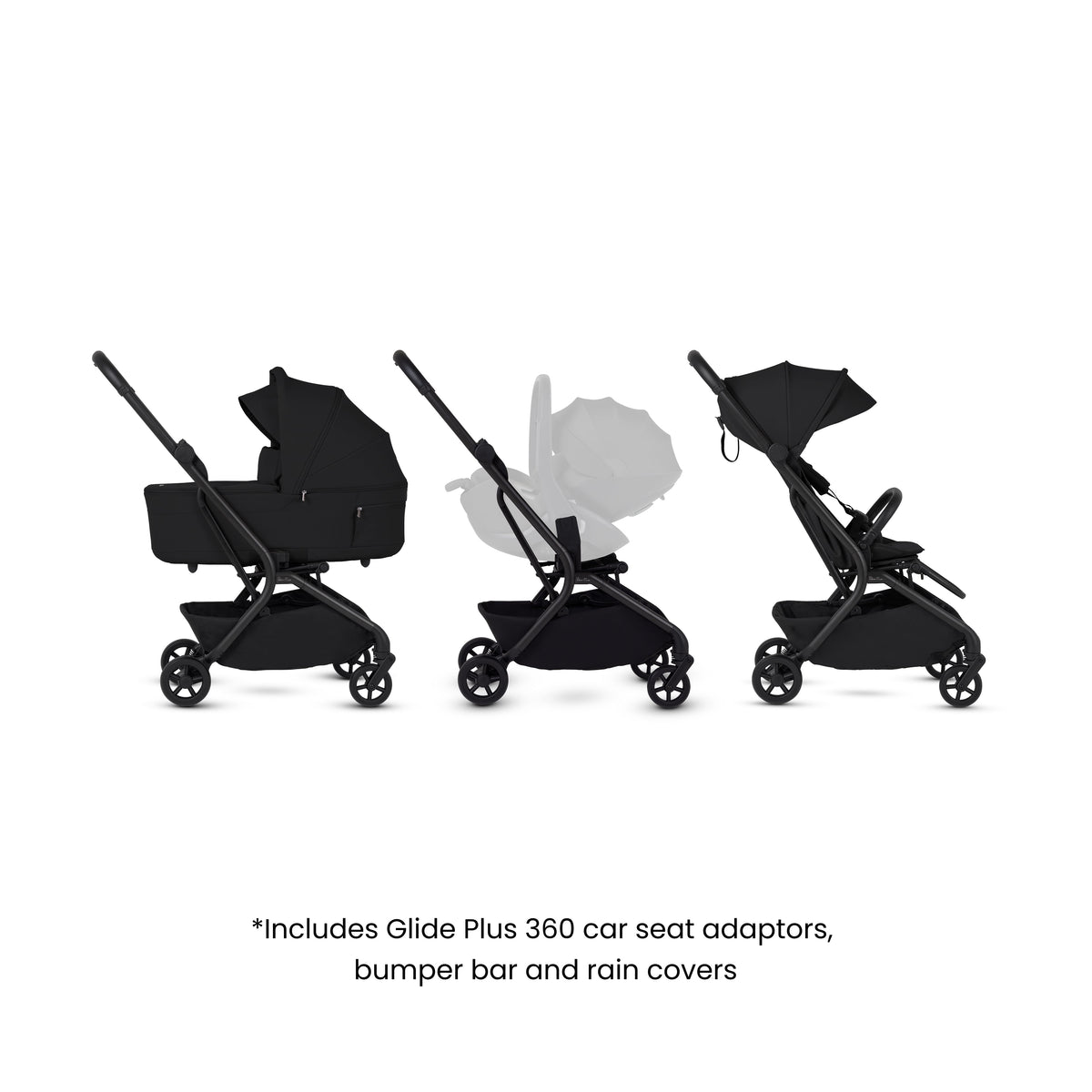 Nia Onyx Compact Travel Stroller