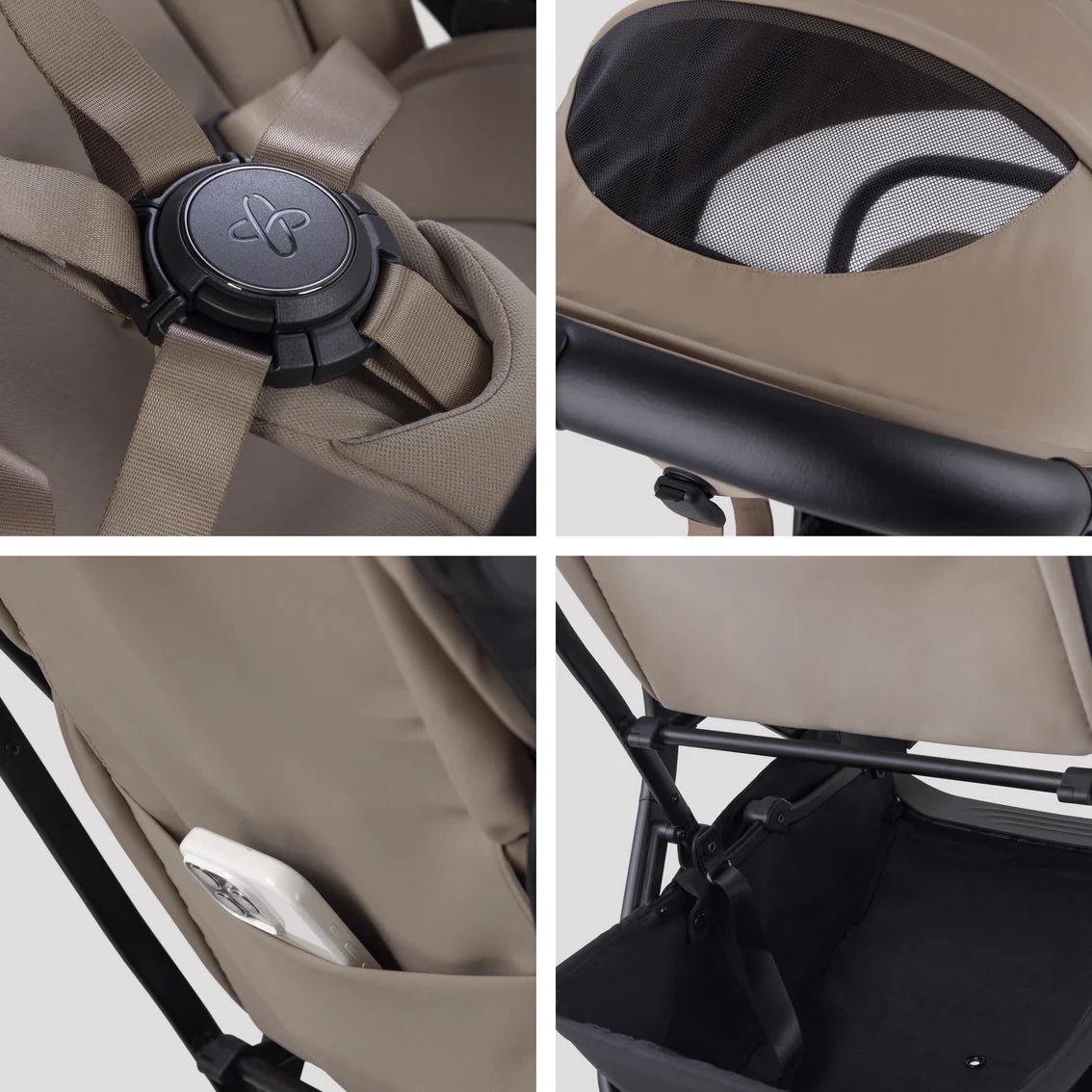 Nia Compact Travel Stroller with Carrycot