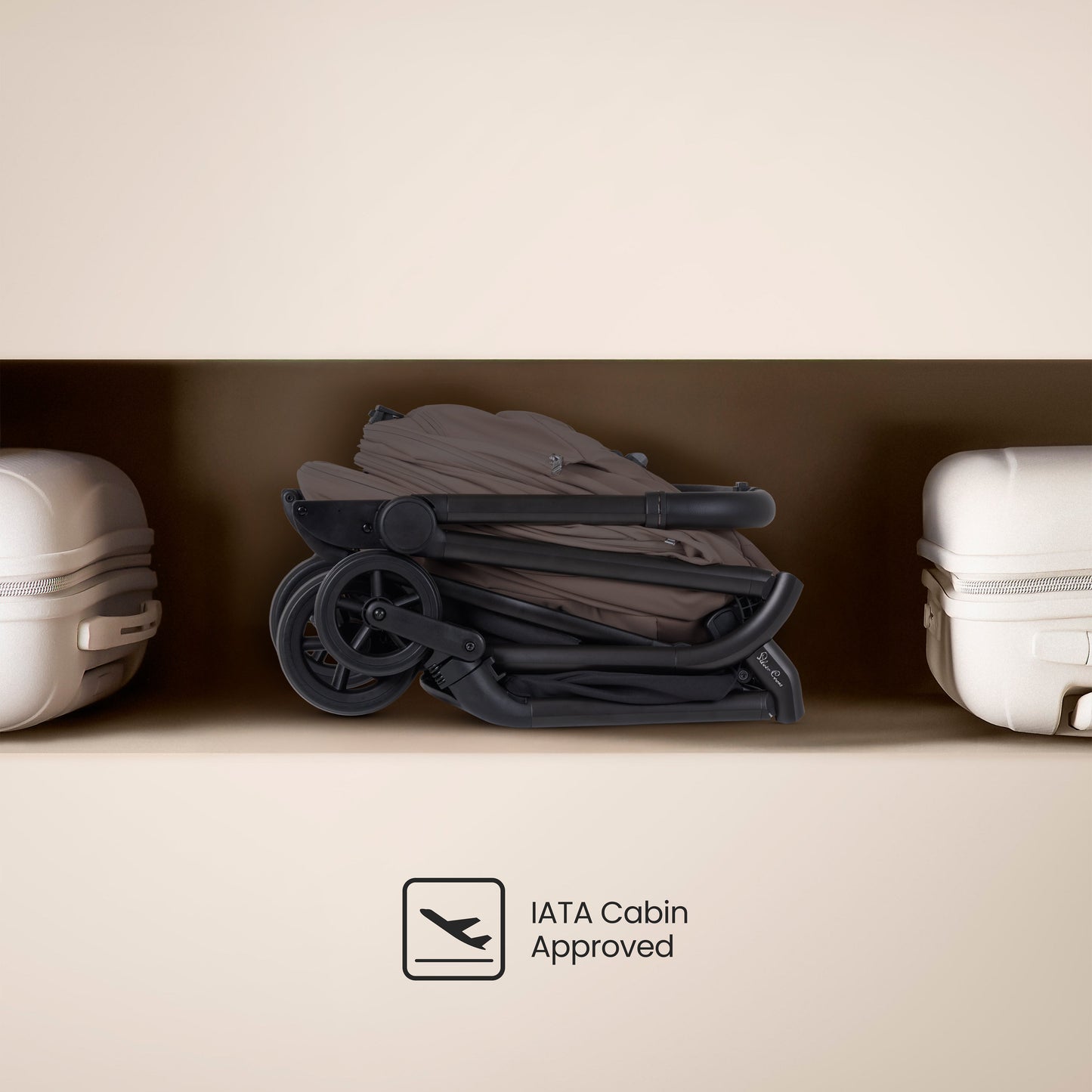 Nia Chocolate Compact Travel Stroller