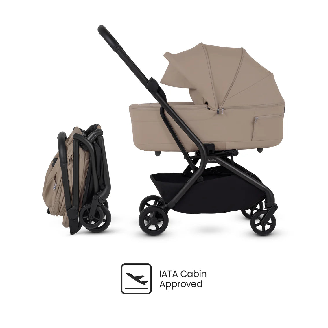 Nia Compact Travel Stroller with Carrycot