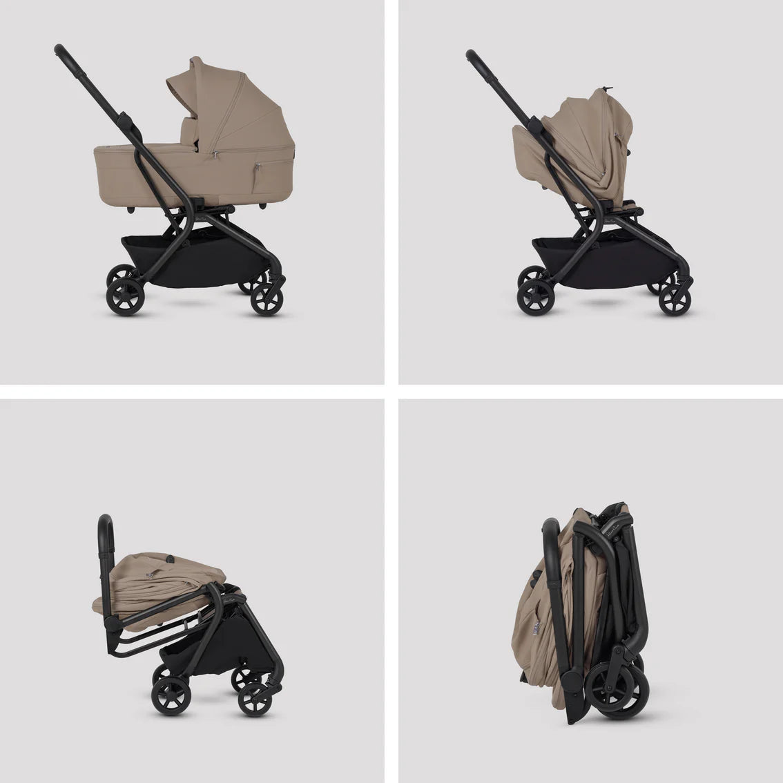 Nia Compact Travel Stroller with Carrycot